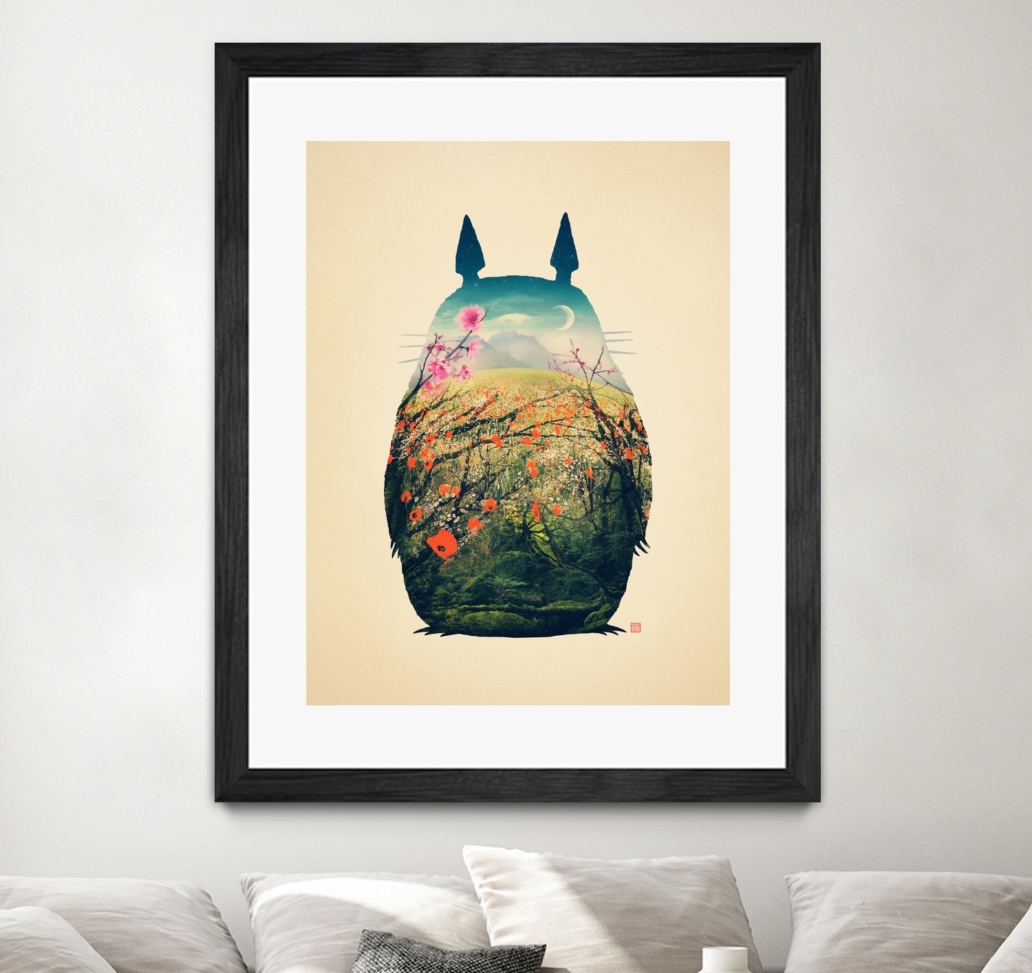 Tonari No Totoro by Victor Vercesi on GIANT ART - digital painting