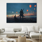 Sky Lanterns by Ling Wang on GIANT ART - blue digital painting