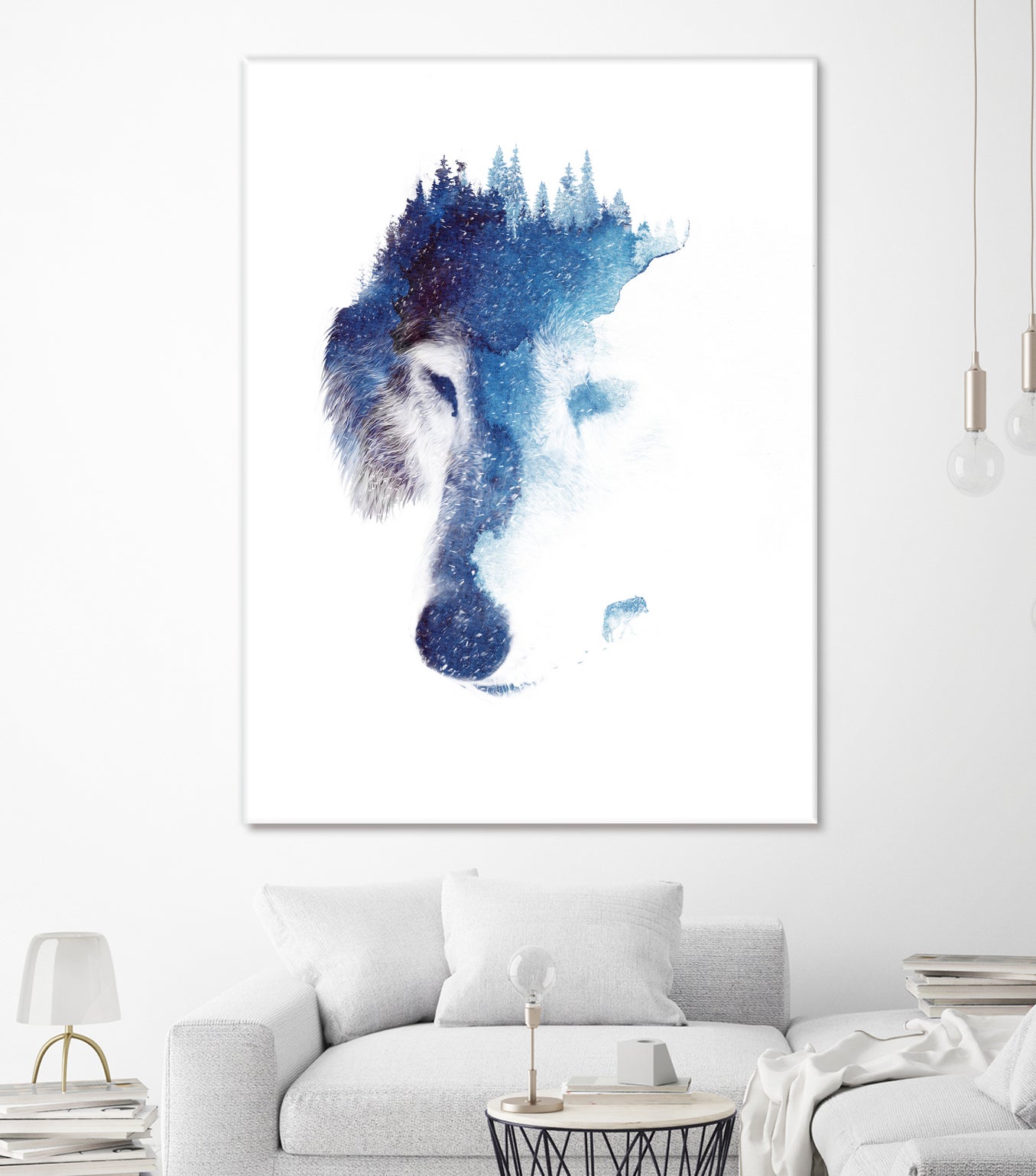 Through many storms by Robert Farkas on GIANT ART - blue digital painting