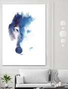 Through many storms by Robert Farkas on GIANT ART - blue digital painting