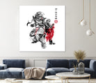 Brotherhood Sumi-e by Antonio Camarena on GIANT ART - white digital painting