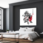 Brotherhood Sumi-e by Antonio Camarena on GIANT ART - white digital painting