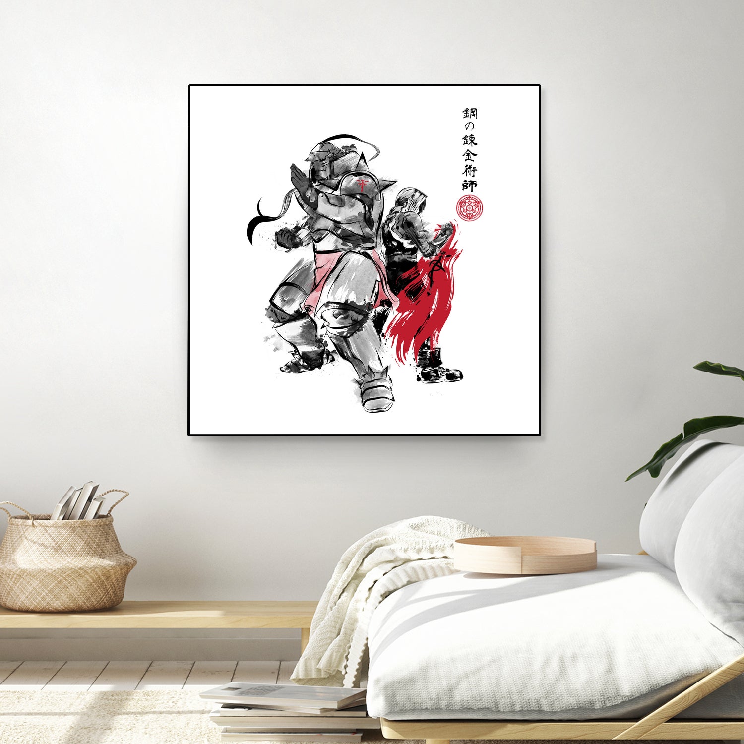 Brotherhood Sumi-e by Antonio Camarena on GIANT ART - white digital painting