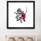 Brotherhood Sumi-e by Antonio Camarena on GIANT ART - white digital painting