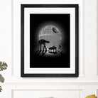 Death Star by Antonio Camarena on GIANT ART - black digital painting