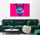 Oni Demon Mask Samurai by Edo Agus Setiawan on GIANT ART - pink photo illustration