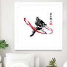 Star Warrior Sumi-e by Antonio Camarena on GIANT ART - white digital painting