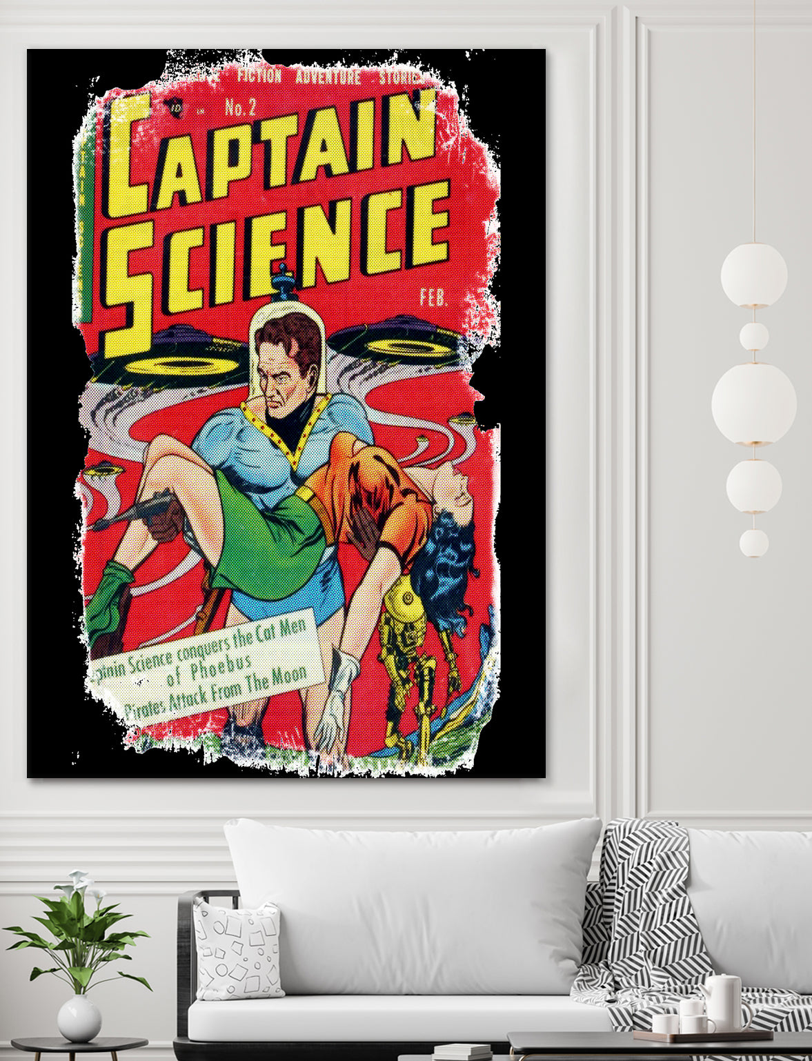 Torn Comic book cover | Retro| Science hero | Vintage by TULIO ALMEIDA on GIANT ART - red digital drawing