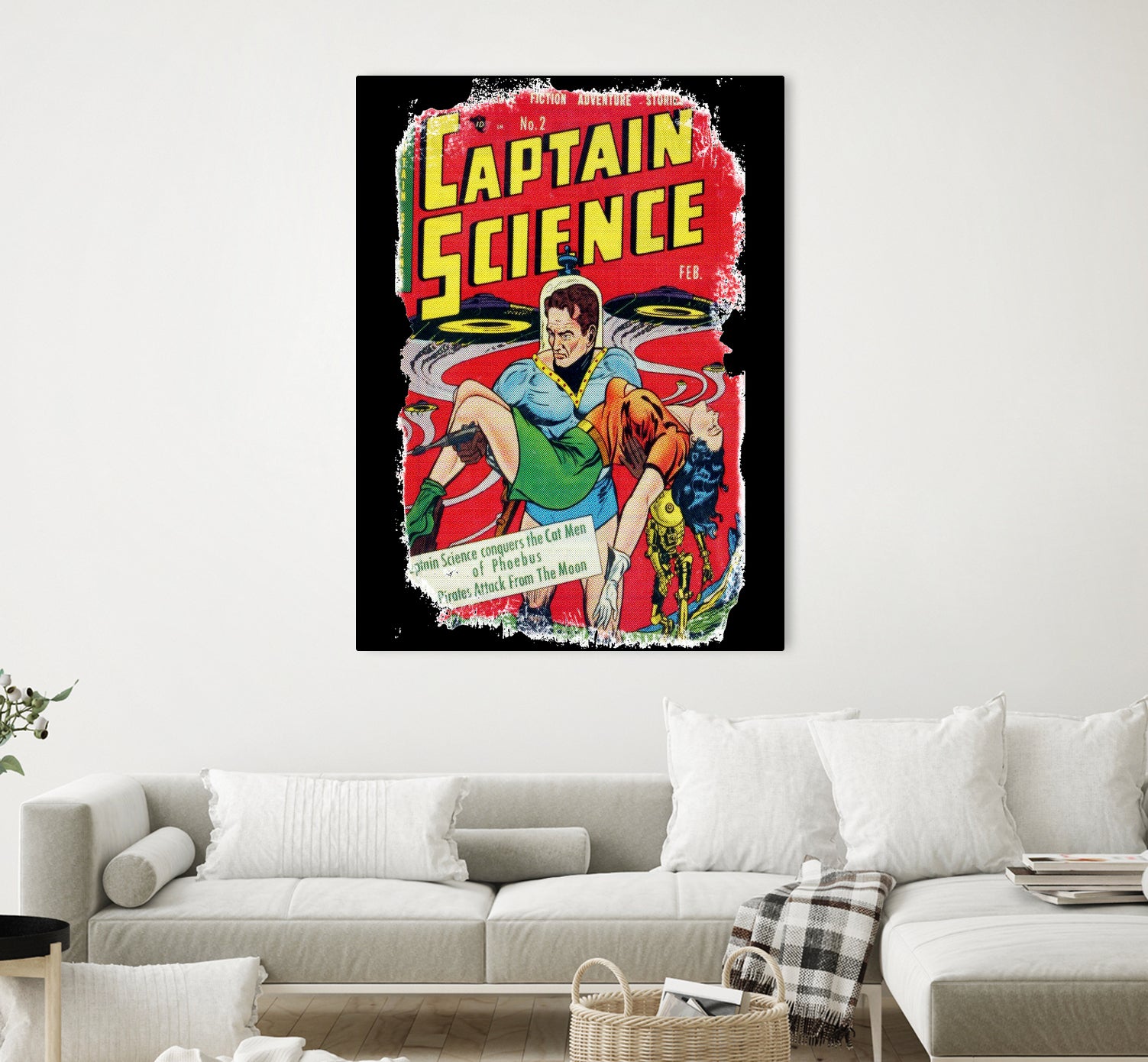 Torn Comic book cover | Retro| Science hero | Vintage by TULIO ALMEIDA on GIANT ART - red digital drawing