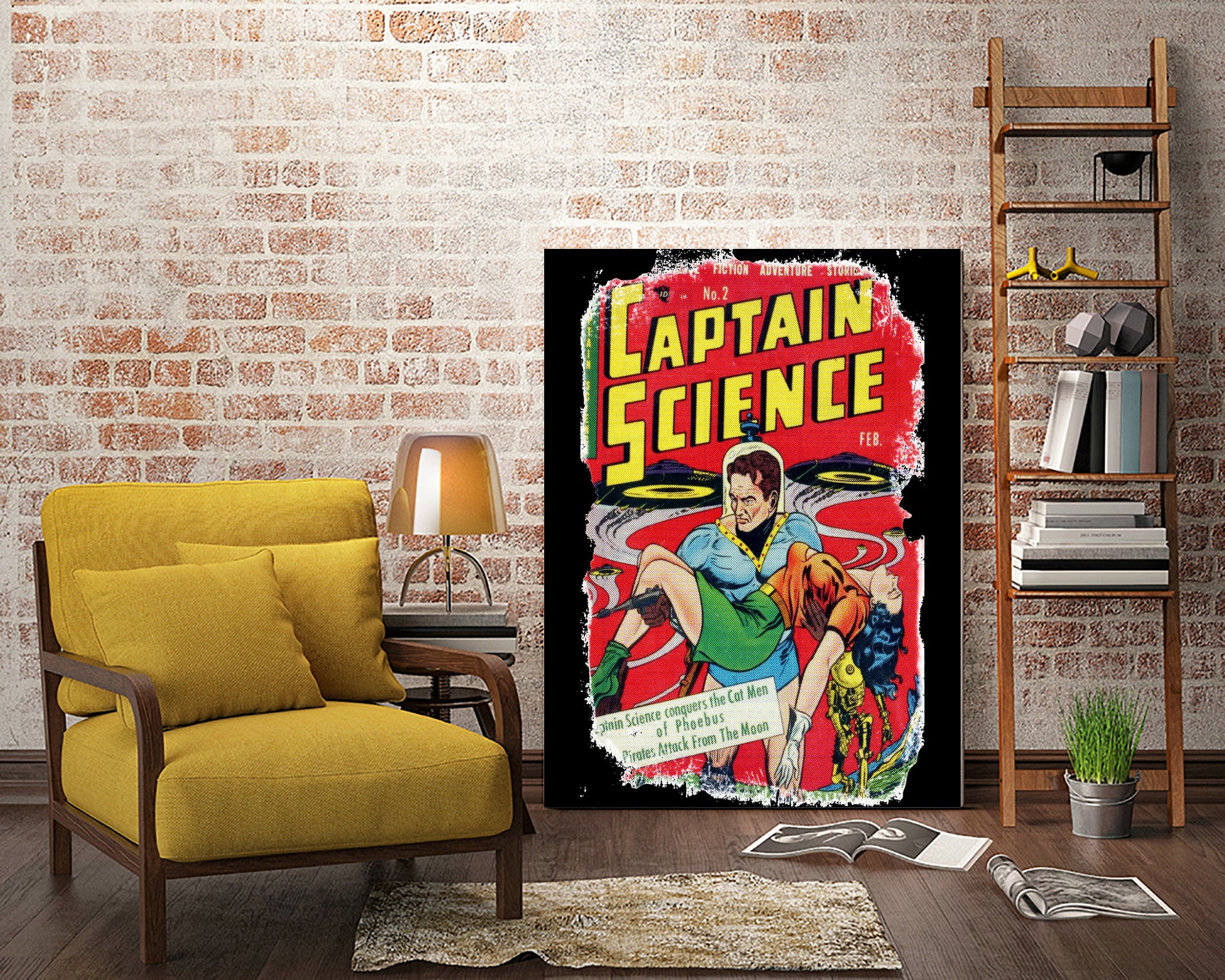 Torn Comic book cover | Retro| Science hero | Vintage by TULIO ALMEIDA on GIANT ART - red digital drawing