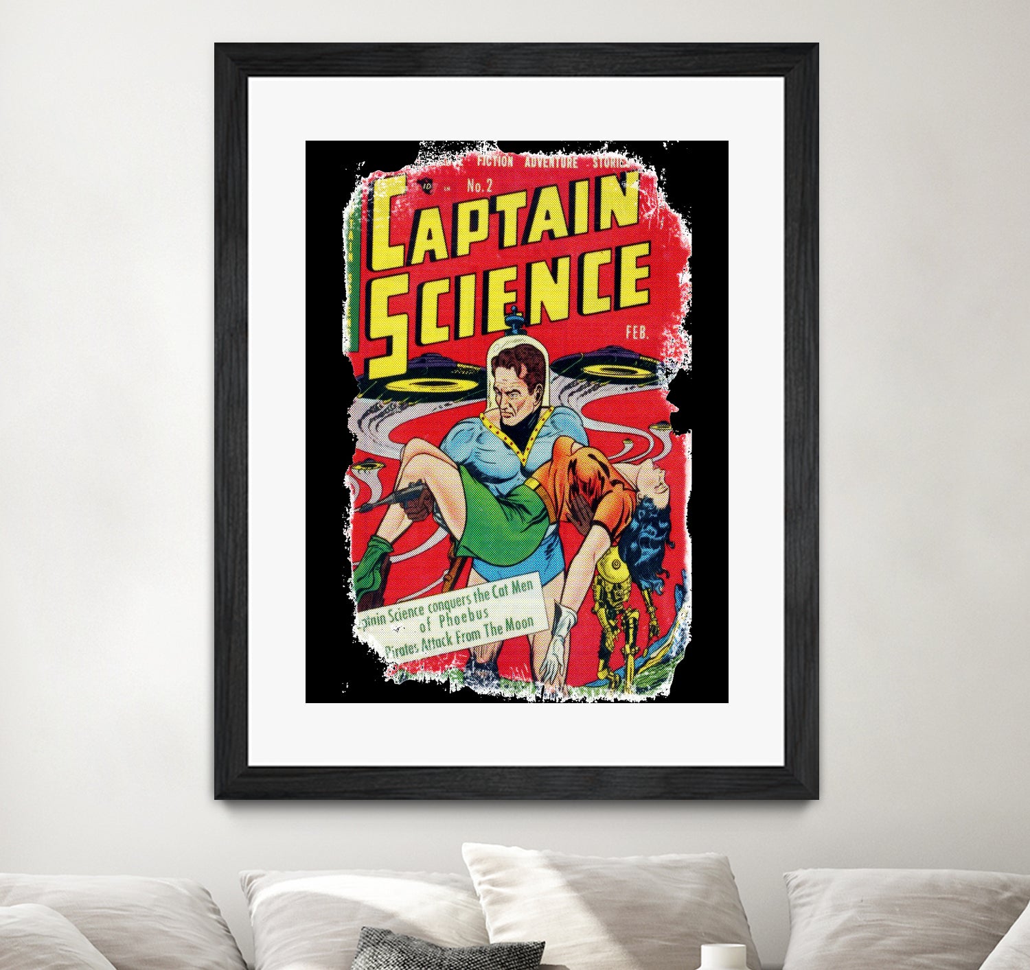 Torn Comic book cover | Retro| Science hero | Vintage by TULIO ALMEIDA on GIANT ART - red digital drawing