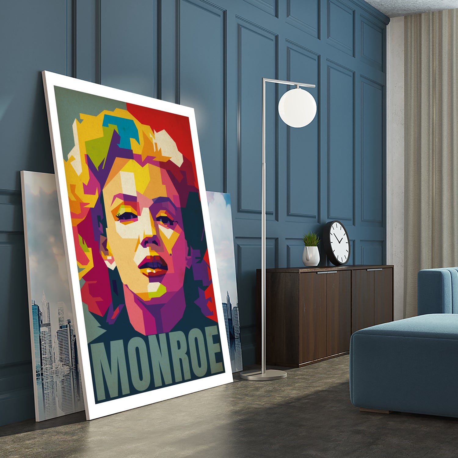 Marilyn Monroe Pop Art by Adam Khabibi on GIANT ART - red digital drawing