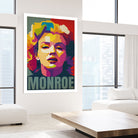 Marilyn Monroe Pop Art by Adam Khabibi on GIANT ART - red digital drawing