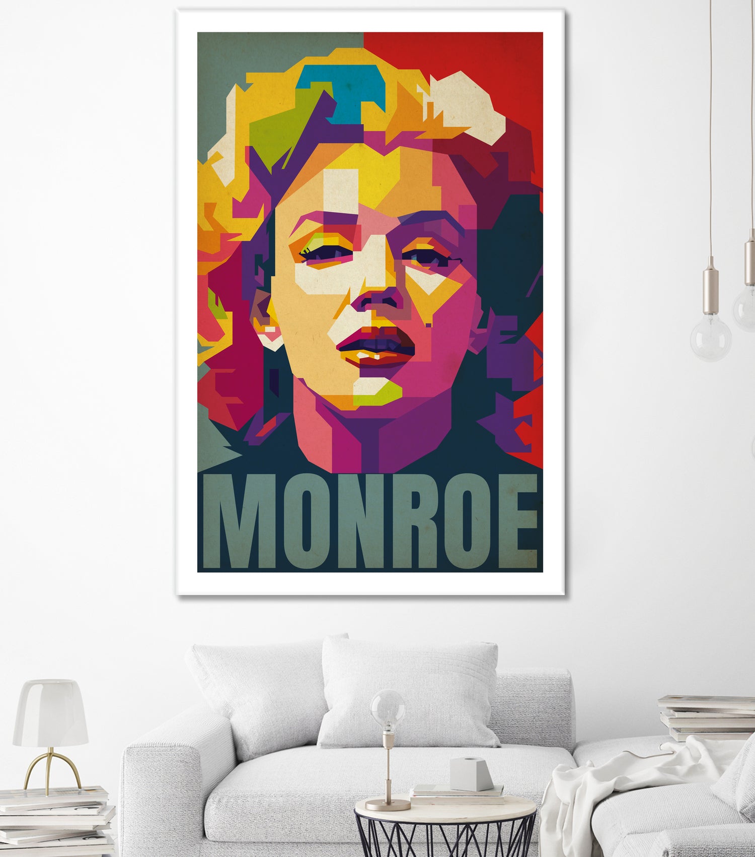 Marilyn Monroe Pop Art by Adam Khabibi on GIANT ART - red digital drawing