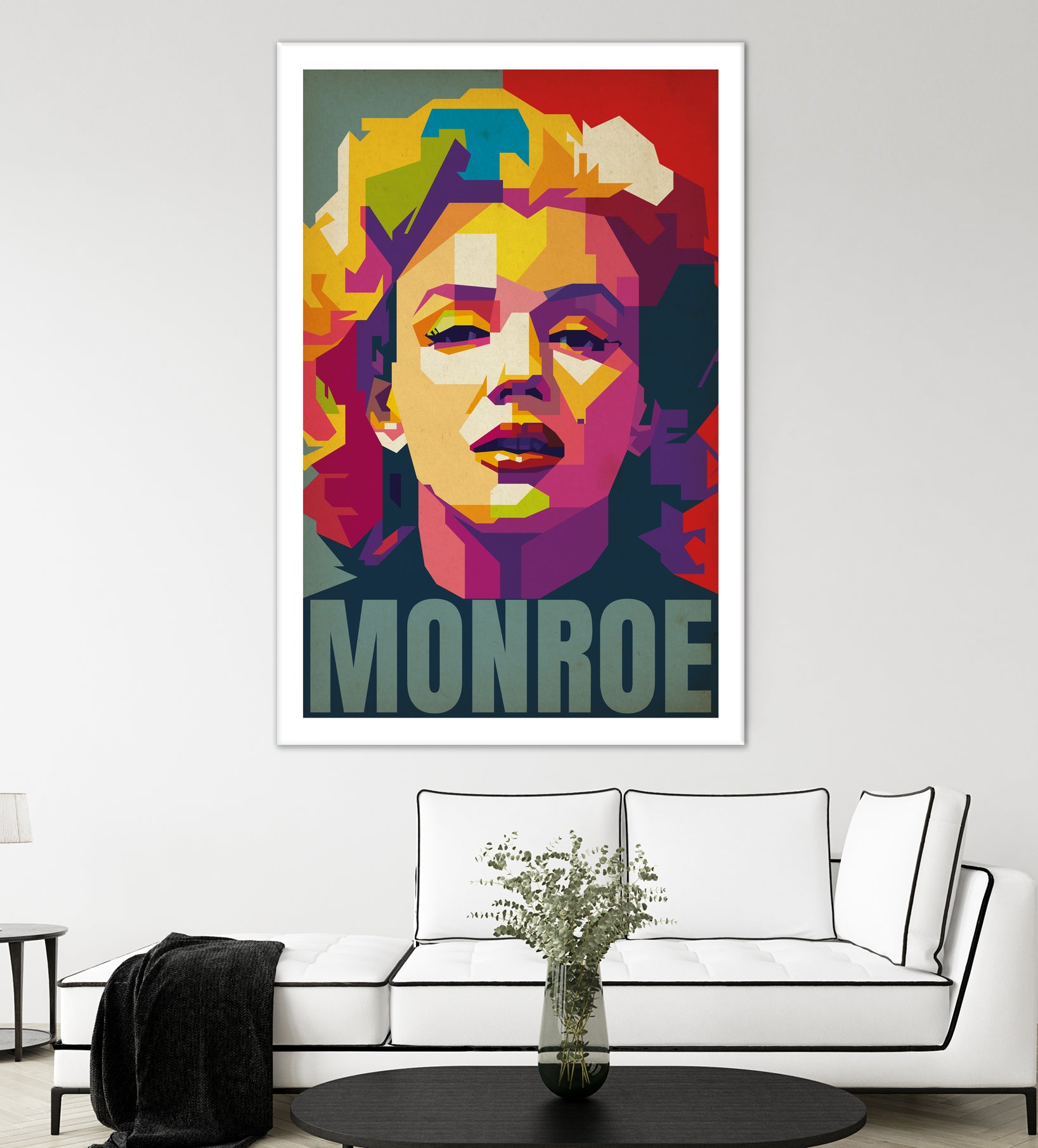 Marilyn Monroe Pop Art by Adam Khabibi on GIANT ART - red digital drawing