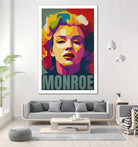 Marilyn Monroe Pop Art by Adam Khabibi on GIANT ART - red digital drawing