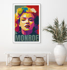 Marilyn Monroe Pop Art by Adam Khabibi on GIANT ART - red digital drawing