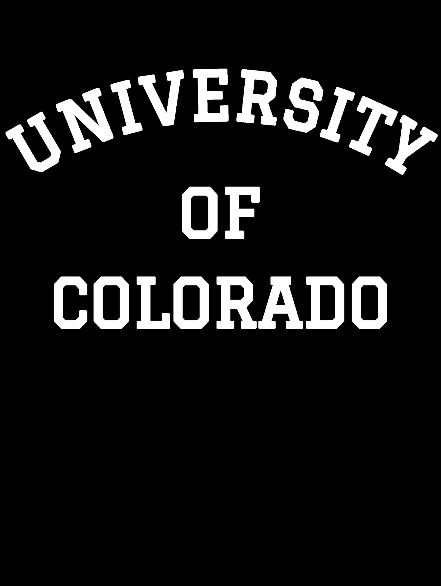 UNIVERSITY OF COLORADO Shirt by GLENN FREY from THE EAGLES by Oleg Valerievich on GIANT ART - black character design