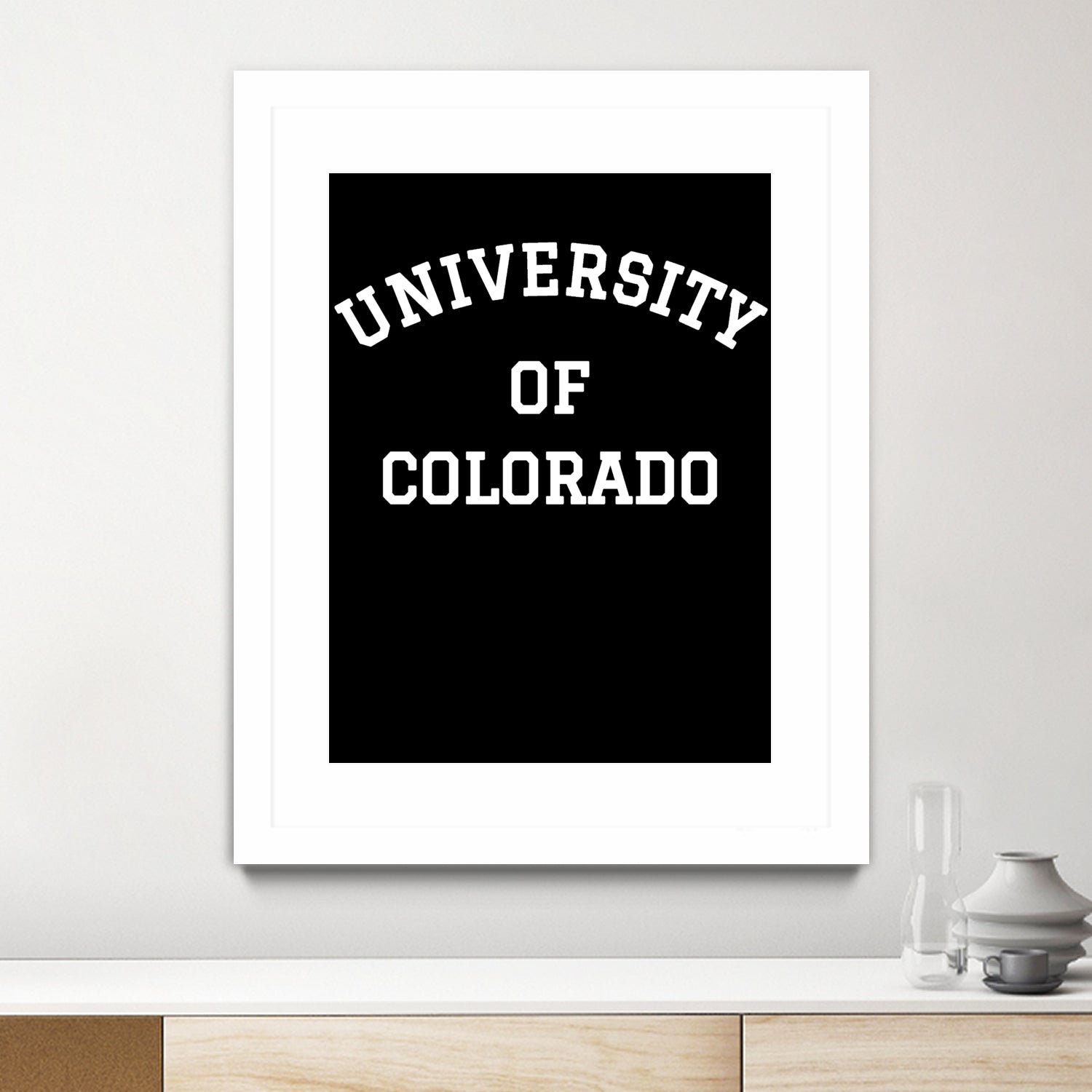 UNIVERSITY OF COLORADO Shirt by GLENN FREY from THE EAGLES by Oleg Valerievich on GIANT ART - black character design