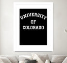 UNIVERSITY OF COLORADO Shirt by GLENN FREY from THE EAGLES by Oleg Valerievich on GIANT ART - black character design