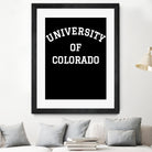 UNIVERSITY OF COLORADO Shirt by GLENN FREY from THE EAGLES by Oleg Valerievich on GIANT ART - black character design