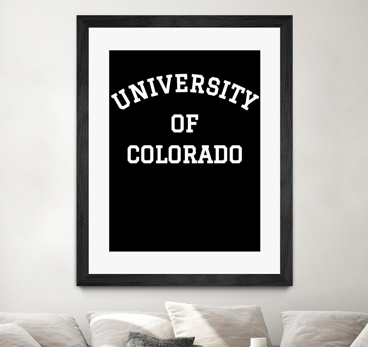 UNIVERSITY OF COLORADO Shirt by GLENN FREY from THE EAGLES by Oleg Valerievich on GIANT ART - black character design