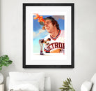 Mark Fidrych by Claudia Labarca on GIANT ART - orange digital painting