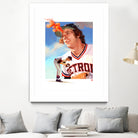 Mark Fidrych by Claudia Labarca on GIANT ART - orange digital painting