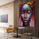 African by Faruk Soyarat on GIANT ART - blue digital painting