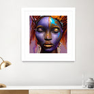 African by Faruk Soyarat on GIANT ART - blue digital painting