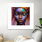 African by Faruk Soyarat on GIANT ART - blue digital painting