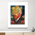 van Gogh floral by edson ramos on GIANT ART - blue photo manipulation