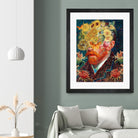 van Gogh floral by edson ramos on GIANT ART - blue photo manipulation