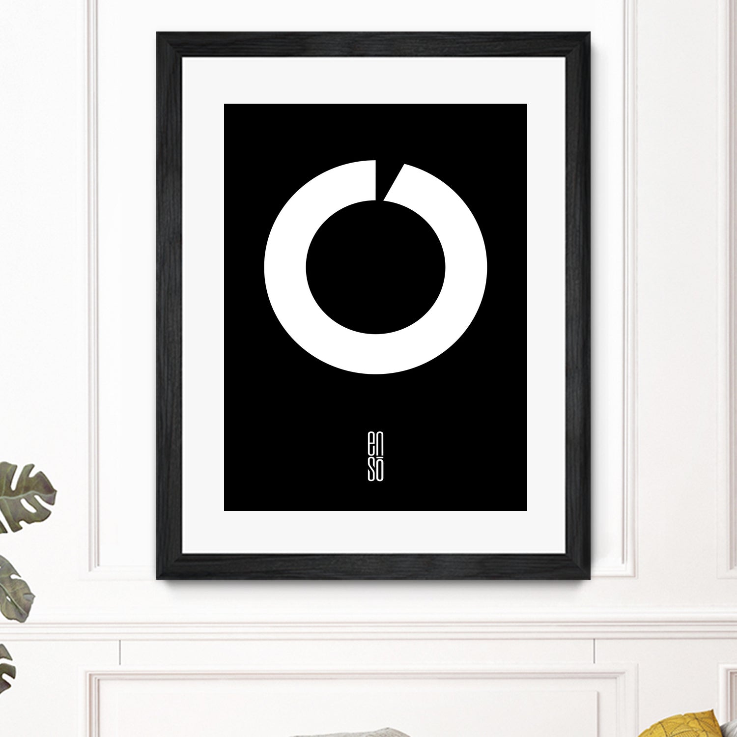 ENSO IN SWITZERLAND by Paolo Bordegoni on GIANT ART - black typography