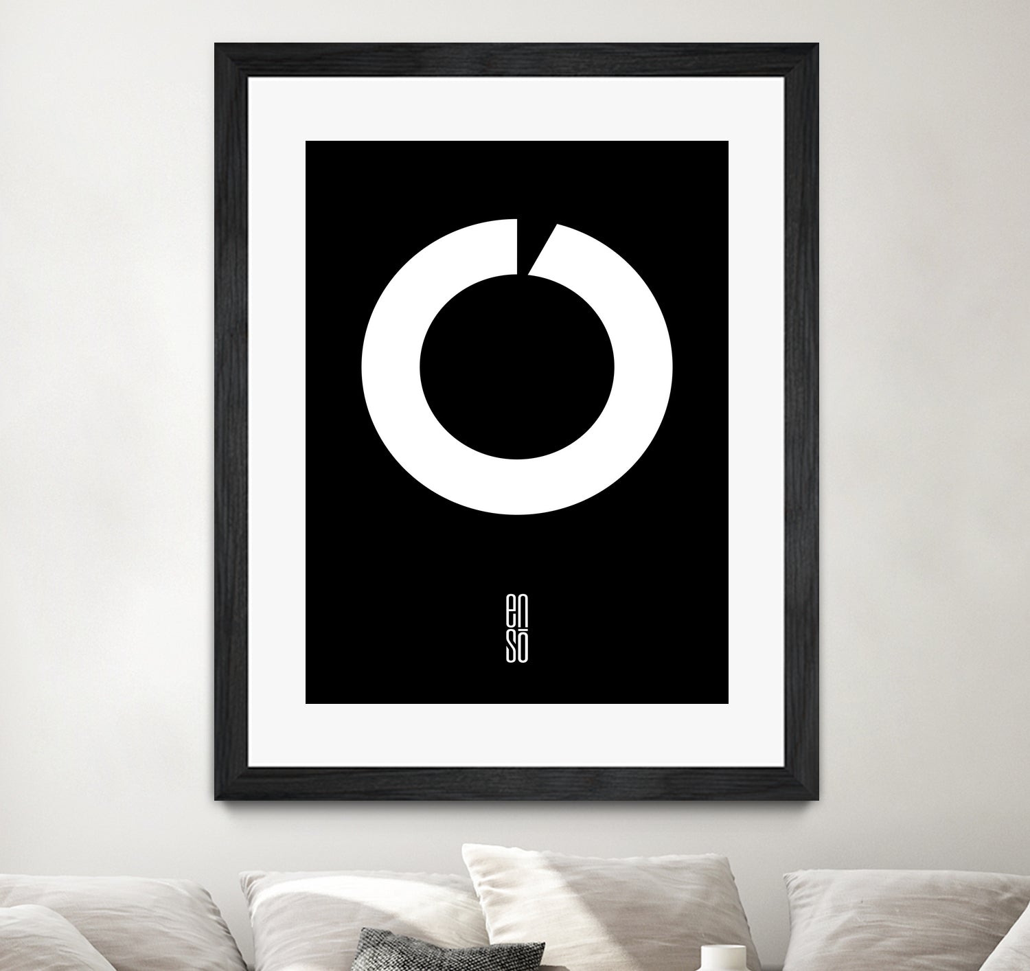 ENSO IN SWITZERLAND by Paolo Bordegoni on GIANT ART - black typography