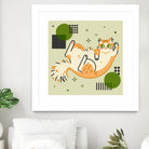 CATS_2 by Filomena Fidalgo on GIANT ART - green digital drawing