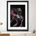 Woman from colors splash by Studio OMG on GIANT ART - gray digital painting