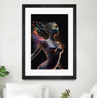 Woman from colors splash by Studio OMG on GIANT ART - gray digital painting