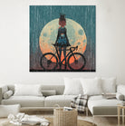 MTB Downhill and Wild Riders by Ilya Danilov on GIANT ART - gray digital painting