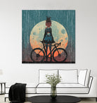 MTB Downhill and Wild Riders by Ilya Danilov on GIANT ART - gray digital painting