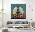 MTB Downhill and Wild Riders by Ilya Danilov on GIANT ART - gray digital painting