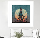 MTB Downhill and Wild Riders by Ilya Danilov on GIANT ART - gray digital painting