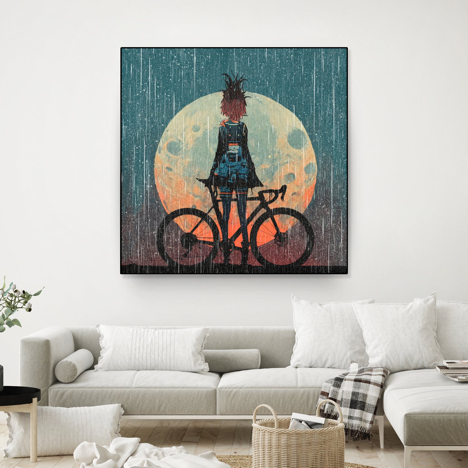 MTB Downhill and Wild Riders by Ilya Danilov on GIANT ART - gray digital painting