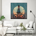 MTB Downhill and Wild Riders by Ilya Danilov on GIANT ART - gray digital painting