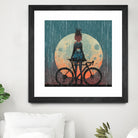 MTB Downhill and Wild Riders by Ilya Danilov on GIANT ART - gray digital painting