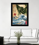 Great Old One in Japan by Antonio Camarena on GIANT ART - black digital painting