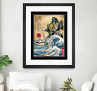 Dragonzord in Japan by Antonio Camarena on GIANT ART - black digital painting