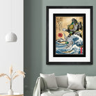 Dragonzord in Japan by Antonio Camarena on GIANT ART - black digital painting