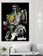 Dragonzord watercolor by Antonio Camarena on GIANT ART - white digital painting