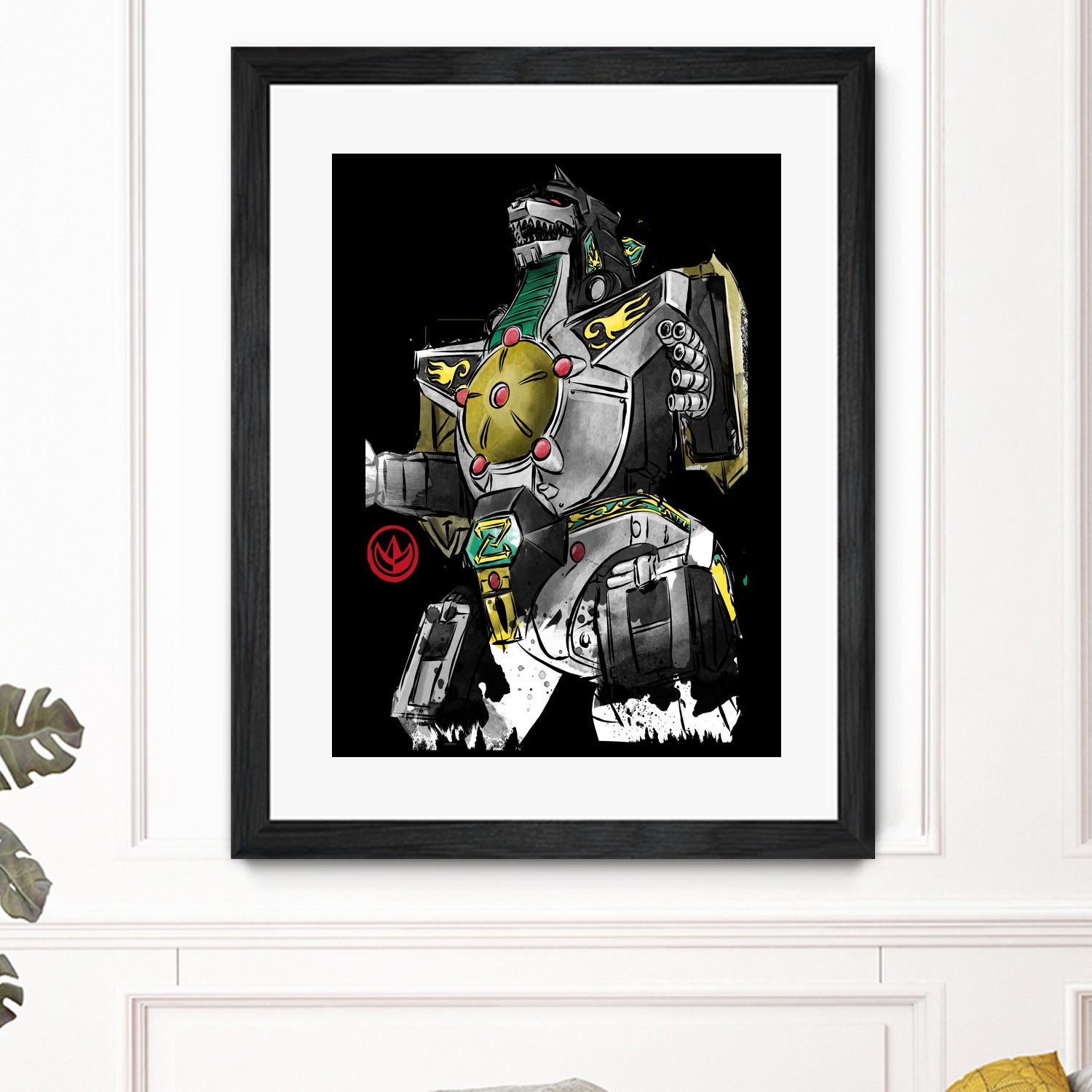 Dragonzord watercolor by Antonio Camarena on GIANT ART - white digital painting